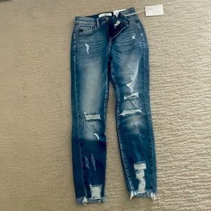 Kankan distressed jeans. New with tags! Size 25